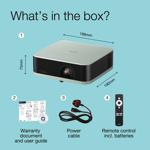 Epson | EF-61G | Full HD (1920x1080) | 700 ANSI lumens | Ice Green