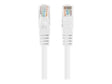 Lanberg Patchcord CAT.6 UTP 0.5M white fluke passed 10-pack | PCU6-20CC-0050-W