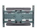 Gembird | Wall mount | WM-80STR-01 | Tilt, swivel, rotate | 40-80 " | Maximum weight (capacity) 50 kg | Black