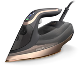 Philips | Azur DST8041/80 | Steam Iron | 3000 W | Water tank capacity 350 ml | Continuous steam 80 g/min | Steam boost performance 260 g/min | Black/Gold