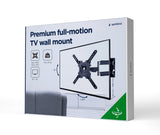 Gembird | Wall mount | WM-55ST-01 | Tilt, swivel, rotate | 32-55 " | Maximum weight (capacity) 32 kg | Black