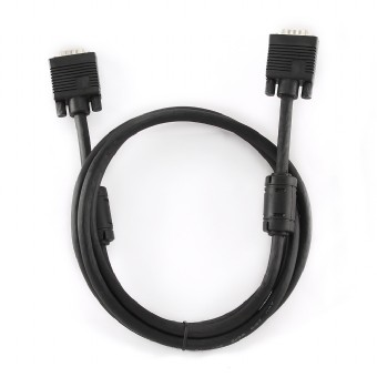 Gembird CC-PPVGA-10M-B Premium VGA HD15M/HD15M dual-shielded w/2*ferrite core 10M | Cablexpert