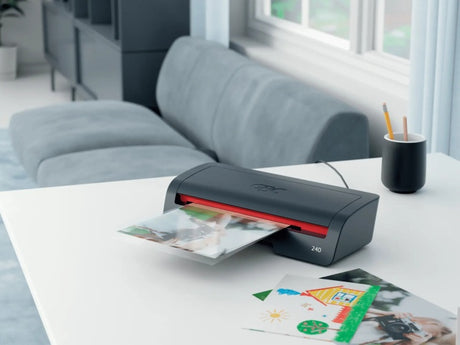 GBC 240 Home Office Laminavimo aparatas A4, 400 mm/min, Juoda/Raudona