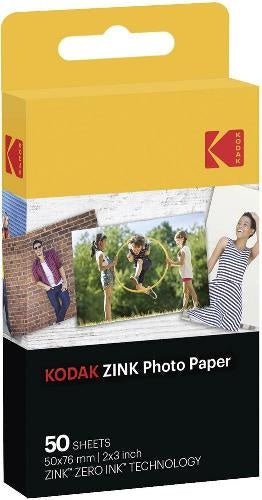 Kodak ZINK 2x3'' 50x76 mm 50 Sheets Fotopopierius