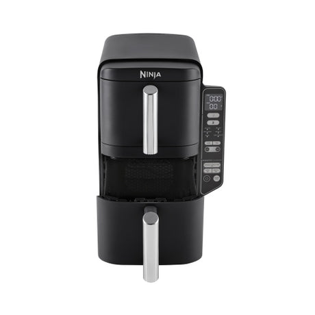 NINJA Double Stack Vertical Air Fryer with 2 Stacking Drawers | SL300EU | Power 2470 W | Capacity 7.6 L | Black