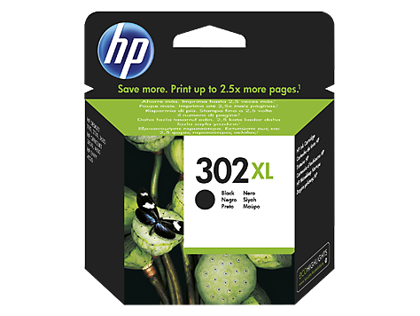 HP 302XL (F6U68AE) Rašalinė kasetė, Juoda