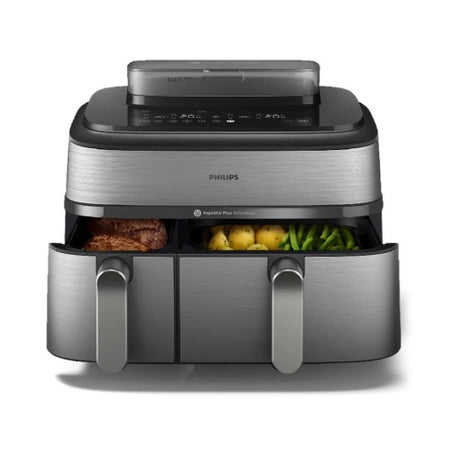 Philips 5000 Series NA555/00 Karšto oro gruzdintuvė 9 L 2750 W, Silver