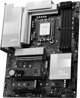 MSI PRO Z890-P WIFI | Processor family Intel | Processor socket LGA1851 | DDR5 UDIMM | Supported hard disk drive interfaces SATA, M.2 | Number of SATA connectors 4
