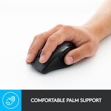 Logitech Marathon M705 Belaidė pelė, RF Wireless, 1000 DPI, Charcoal
