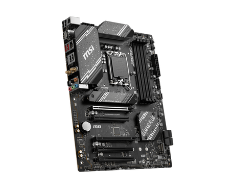 MSI | B760 GAMING PLUS WIFI | Processor family Intel | Processor socket  LGA1700 | DDR5 | Memory slots 4 | Supported hard disk drive interfaces SATA, M.2 | Number of SATA connectors 4 | Chipset Intel B760 | ATX