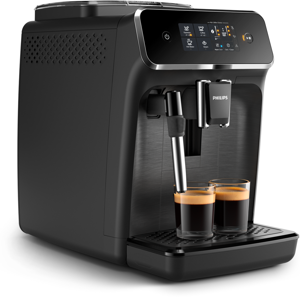 Philips Coffee Maker | EP2220/10 | Pump pressure 15 bar | Built-in milk frother | Automatic | 1500 W | Black