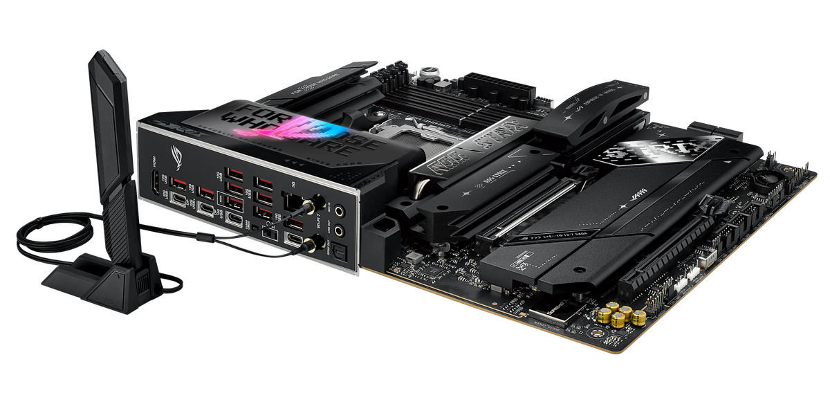 Asus ROG STRIX X870E-E GAMING WIFI | Processor family AMD | Processor socket AM5 | DDR5 | Supported hard disk drive interfaces SATA, M.2 | Number of SATA connectors 4