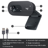 Logitech C505 HD Internetinė kamera HD 1280x720, USB, Graphite