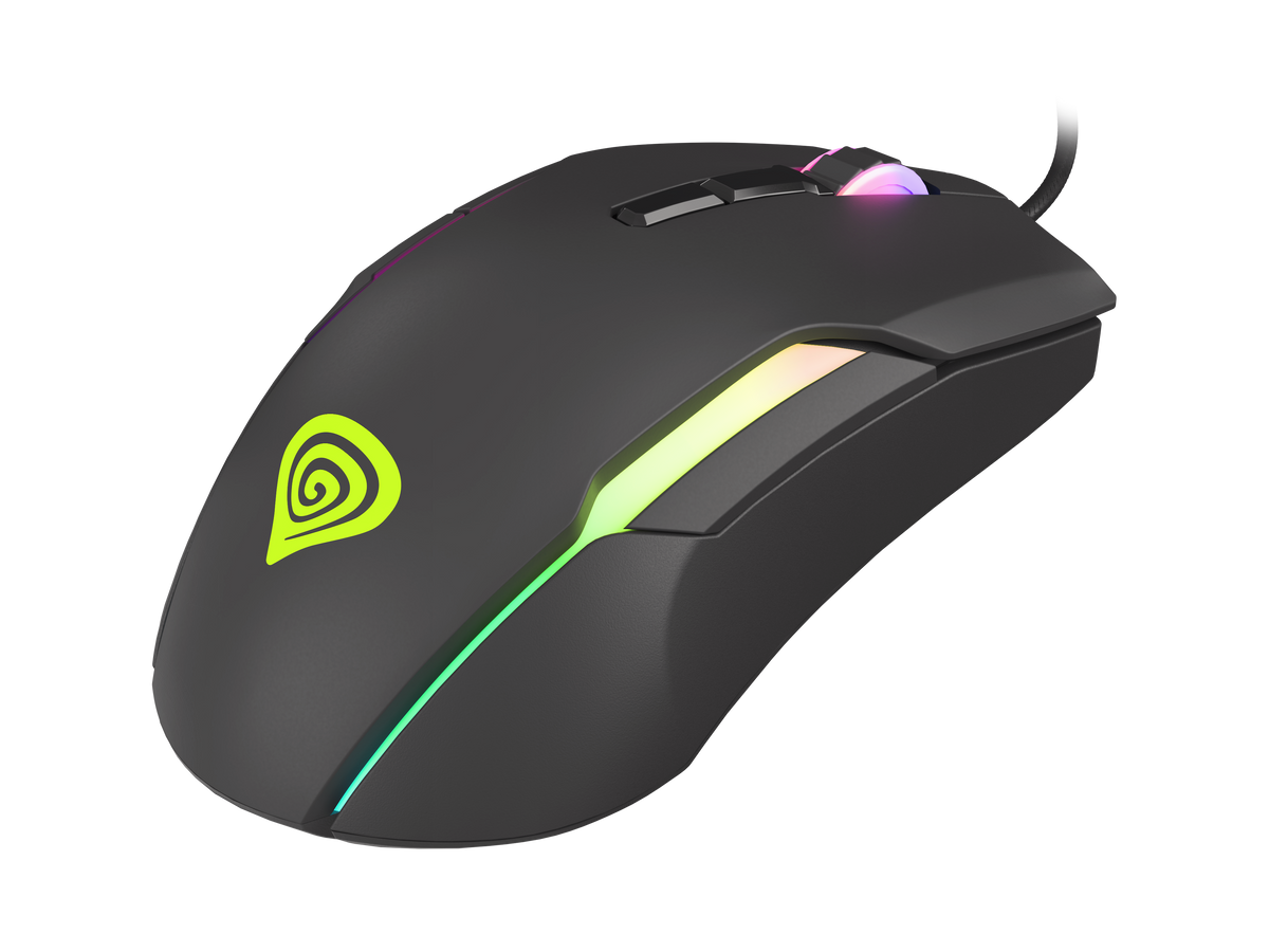 GENESIS Xenon 220 Gaming Mouse, 500 - 6400DPI, Wired, Black | Genesis