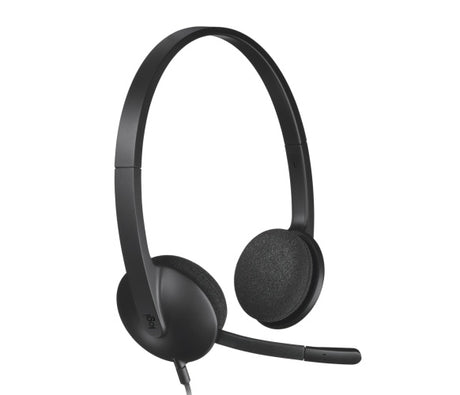 Logitech H340 USB Laidinės ausinės USB-A, Juoda