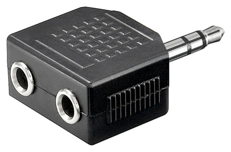 Goobay | Headphone AUX adapter; 3.5 mm jack 1-to-2