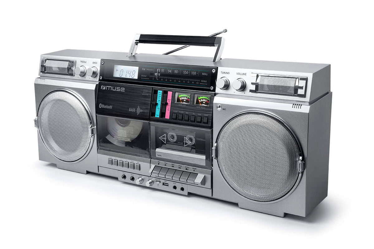 Muse | Ghetto Blasters | M-380 GBS | AUX in | Bluetooth | Cassette deck | CD player