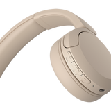 Sony | Wireless Headphones | WH-CH520 | Wireless | On-Ear | Microphone | Beige | Noise canceling | Wireless