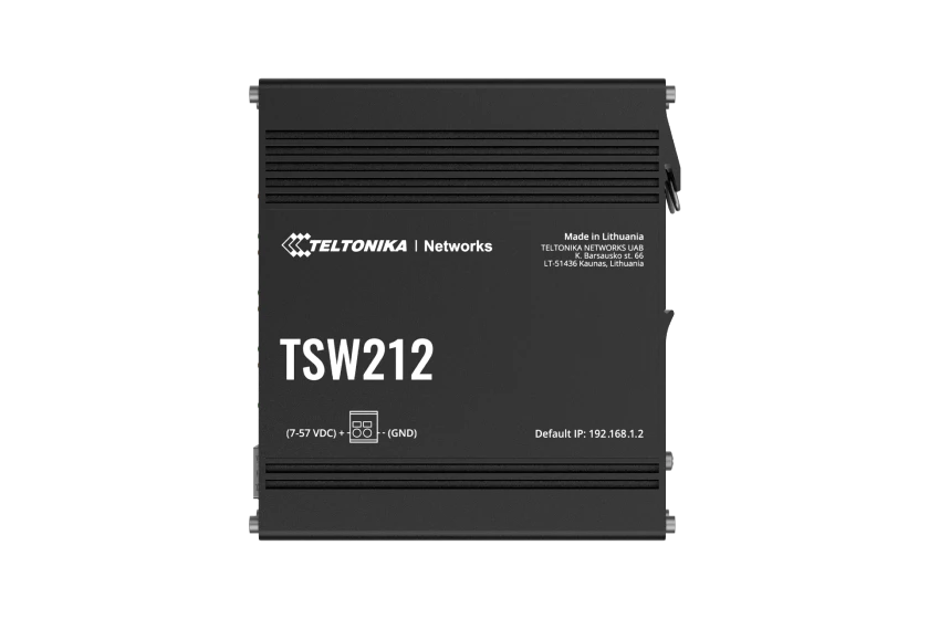 Teltonika | Switch, 8 ports | TSW212 | L2 managed | Wall-mountable | SFP ports quantity 2