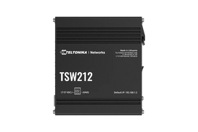Teltonika | Switch, 8 ports | TSW212 | L2 managed | Wall-mountable | SFP ports quantity 2