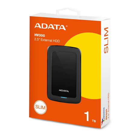 ADATA HV300 1TB USB3.1 HDD 2.5i Black