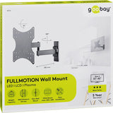 Goobay | Wall mount | 49714 FULLMOTION (S) | Tilt, Swivel | TV wall mount Basic " | Black