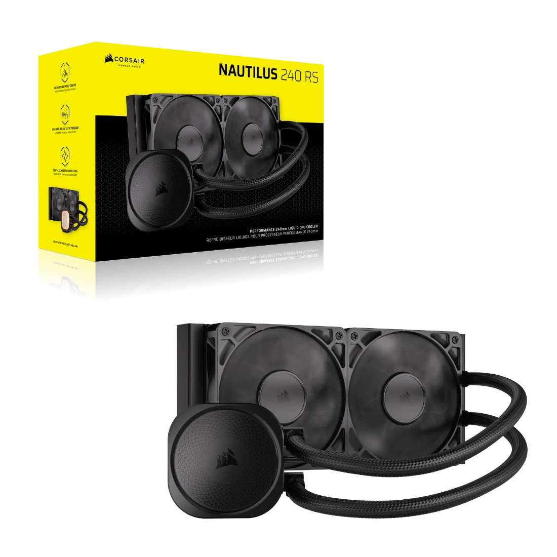Corsair | Liquid CPU Cooler | NAUTILUS 240 RS | Intel, AMD