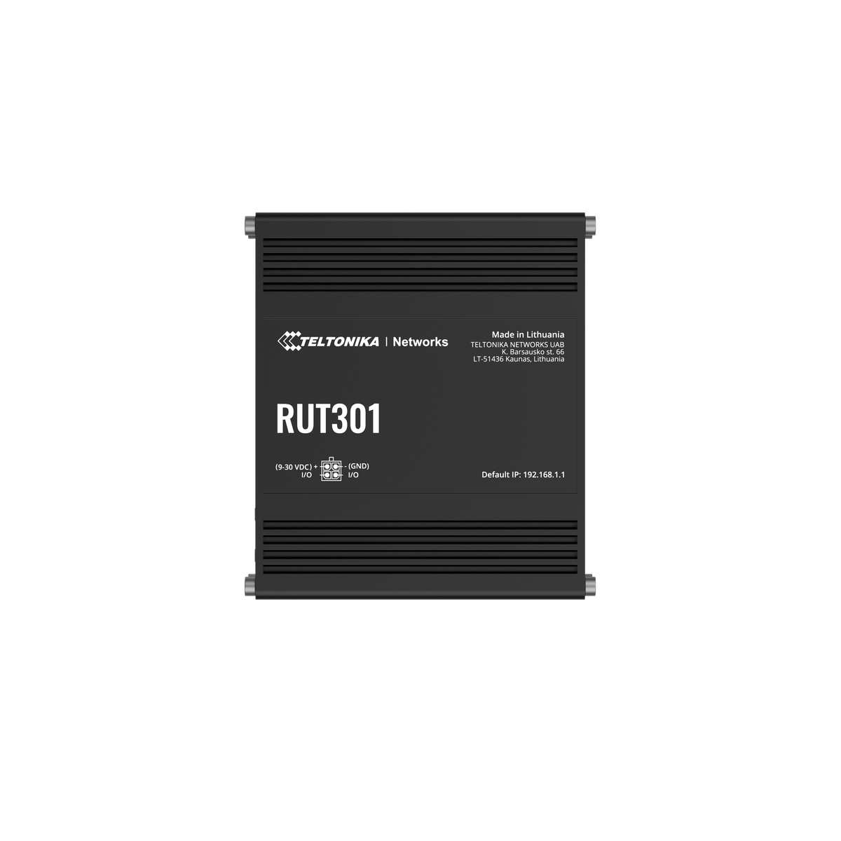Teltonika | Ethernet Router | RUT301 | No Wi-Fi | 10/100 Mbit/s | Ethernet LAN (RJ-45) ports 5 | Mesh Support No | MU-MiMO No | No mobile broadband