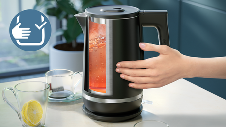 Philips Kettle | HD9395/90 | Electric | 2200 W | 1.7 L | Plastic/Stainless Steel | 360° rotational base | Black