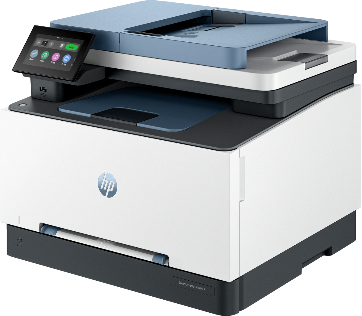 HP Color LaserJet Pro 3302fdn All-in-One Printer Printer - A4 Color Laser, Print/Dual-Side Copy & Scan/Fax, Automatic Document Feeder, Auto-Duplex, LAN, 25ppm, 150-2500 pages per month (replaces M283fdn)