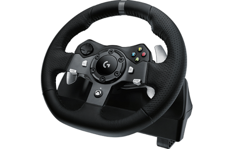 Logitech G920 Driving Force Žaidimų vairas ir pedalai, skirta Xbox Series X|S /Xbox One/PC, Juoda