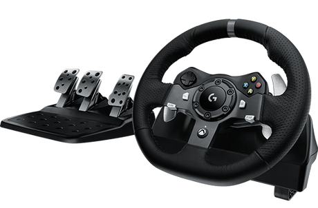 Logitech G920 Driving Force Žaidimų vairas ir pedalai, skirta Xbox Series X|S /Xbox One/PC, Juoda