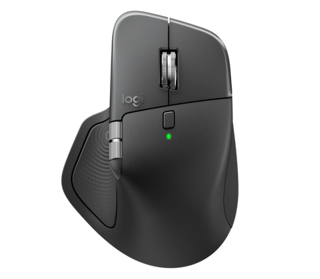 Logitech MX Master 4 Belaidė pelė RF Wireless + Bluetooth, 8000 DPI, Graphite