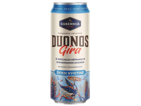 Gėrimas Gira Duonos Kvietinė skard. 0,5 l (kaina nurodyta su užstatu už tarą)