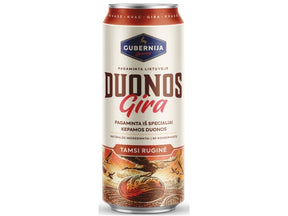 Gira GUBERNIJA DUONOS Tamsi ruginė skard. 0,5 l (kaina nurodyta su užstatu už tarą)