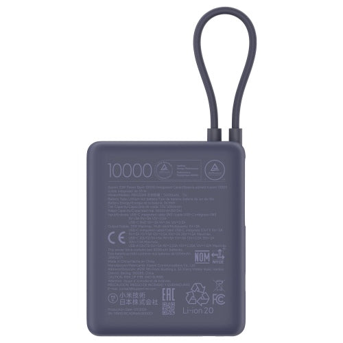 Xiaomi 33W Power Bank (Integrated Cable) | 10000 mAh | USB-C | Ice Blue