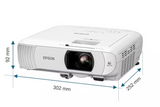 Epson | EH-TW840 | Full HD (1920x1080) | 4000 ANSI lumens | White