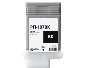 Canon PFI-107BK (6705B001) Rašalinė kasetė, Juoda (SPEC)