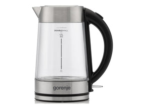 Gorenje Kettle | K17GDWII | 2200 W | Electric | 1.7 L | 360° rotational base | Stainless steel/Glass | Stainless steel/Transparent
