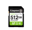 Kingston Canvas Select Plus | 512 GB | SD | Flash memory class Class 10, UHS-I, U1/U3, Video Class 10/30