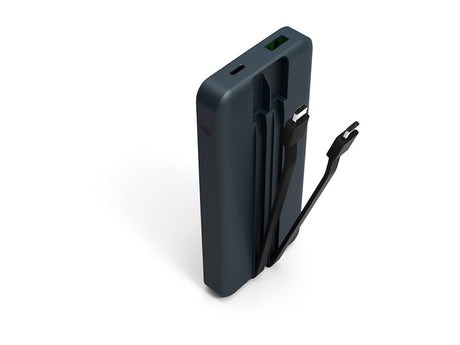 PORT CONNECT External battery 2 X USB-C PD | 10000 mAh | Blue