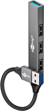 Goobay Slim 4-Port USB Hub, USB-A to USB-A, 5 Gbit/s | 74456