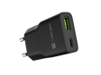 Natec Ribera USB Charger Gan Slim USB 1X USB-A + 1X USB-C 20W | NUC-2377