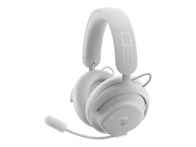Dell Gaming Headset | Alienware Pro | Bluetooth | Over-Ear | Microphone | Lunar Light | Noise canceling