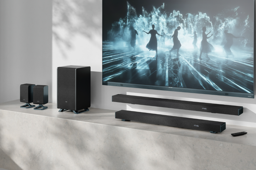 Sharp | 5.1.2 Dolby Atmos/DTS:X Soundbar with Wireless Subwoofer | HT-SBW55121(BK) | Bluetooth