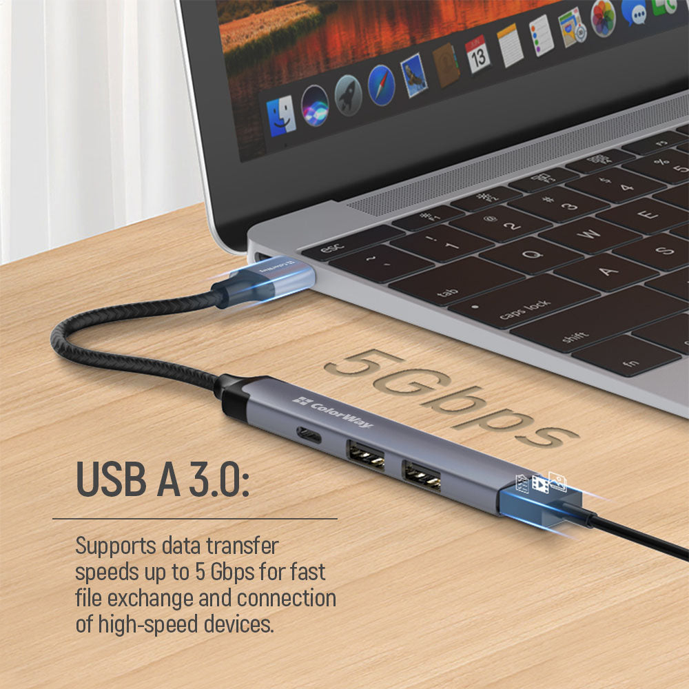 ColorWay 4-in-1 Docking Station | CW-HUB05