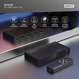 Digitus 8K HDMI Switch, 3x1 | DS-55333 | Black