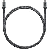 Goobay USB-C Cable, USB4, 1.8 m, bBack/Silver | USB-C to USB-C