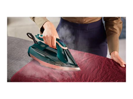 Philips | DST8030/70 Azur | Steam Iron | 3000 W | Water tank capacity 350 ml | Continuous steam 70 g/min | Green