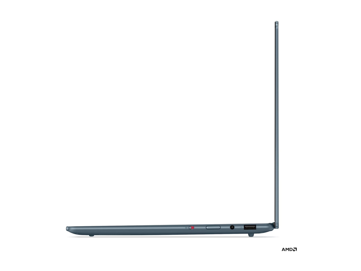 Lenovo- Yoga Slim 7 14AKP10 AMD | Tidal Teal | 14 " | OLED | WUXGA | 1920 x 1200 pixels | Glossy | AMD Ryzen AI 5 | 330 | 16 GB | Soldered LPDDR5X | Solid-state drive capacity 512 GB | AMD Radeon 820M Graphics | Windows 11 Home | 802.11be | Bluetooth vers